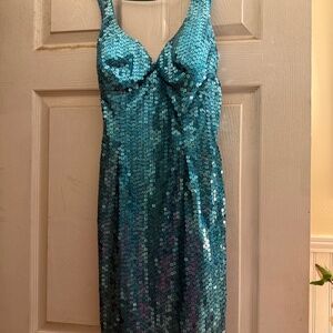 Vintage Adriana Papell sequin dress